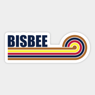 Bisbee Arizona horizontal sunset Sticker